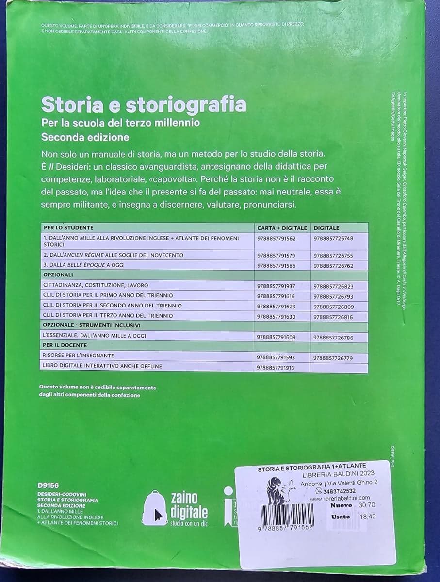 STORIA E STORIOGRAFIA 1+ATLANTE - foto 2