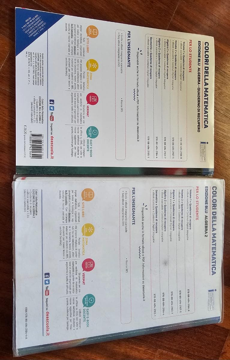 COLORI DELLA MATEMATICA - EDIZIONE BLU ALGEBRA 2 + QUADERNO ALGEBRA 2 + EBOOK - foto 2
