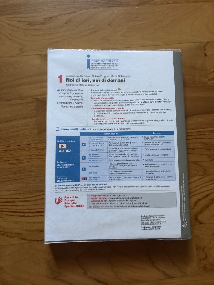 NOI DI IERI, NOI DI DOMANI - CONF. VOL. 1 + EDUCAZIONE CIVICA (LDM) - foto 2