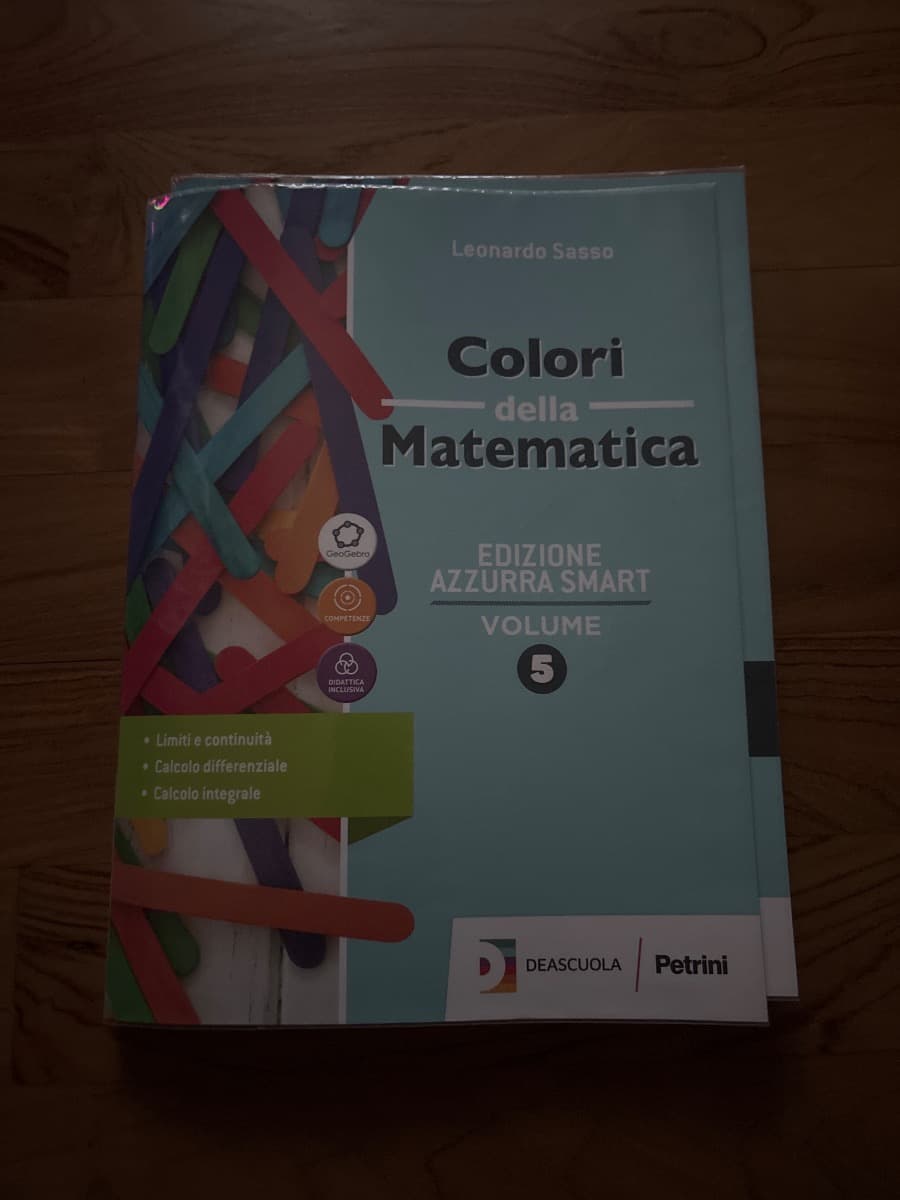 COLORI DELLA MATEMATICA ED.AZZURRA SMART-VOL.5+QUAD.INCLUSIONE E REC 5+EBOOK - foto 1