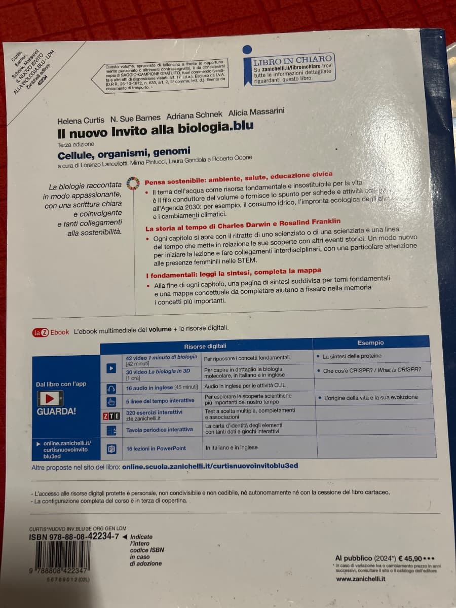 NUOVO INVITO ALLA BIOLOGIA.BLU (IL) 3ED. (LDM) - foto 2