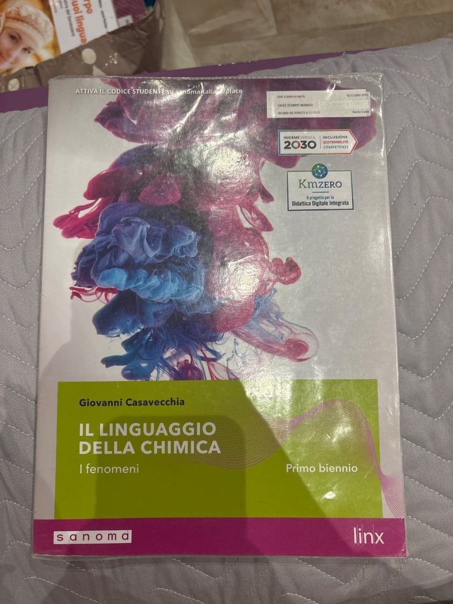 LINGUAGGIO DELLA CHIMICA - PRIMO BIENNIO (IL) - foto 1
