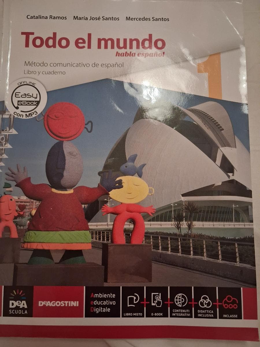 TODO EL MUNDO - LIBRO ALUMNO 1 E CUADERNO 1 + EBOOK 1 (ANCHE SU DVD) - foto 1
