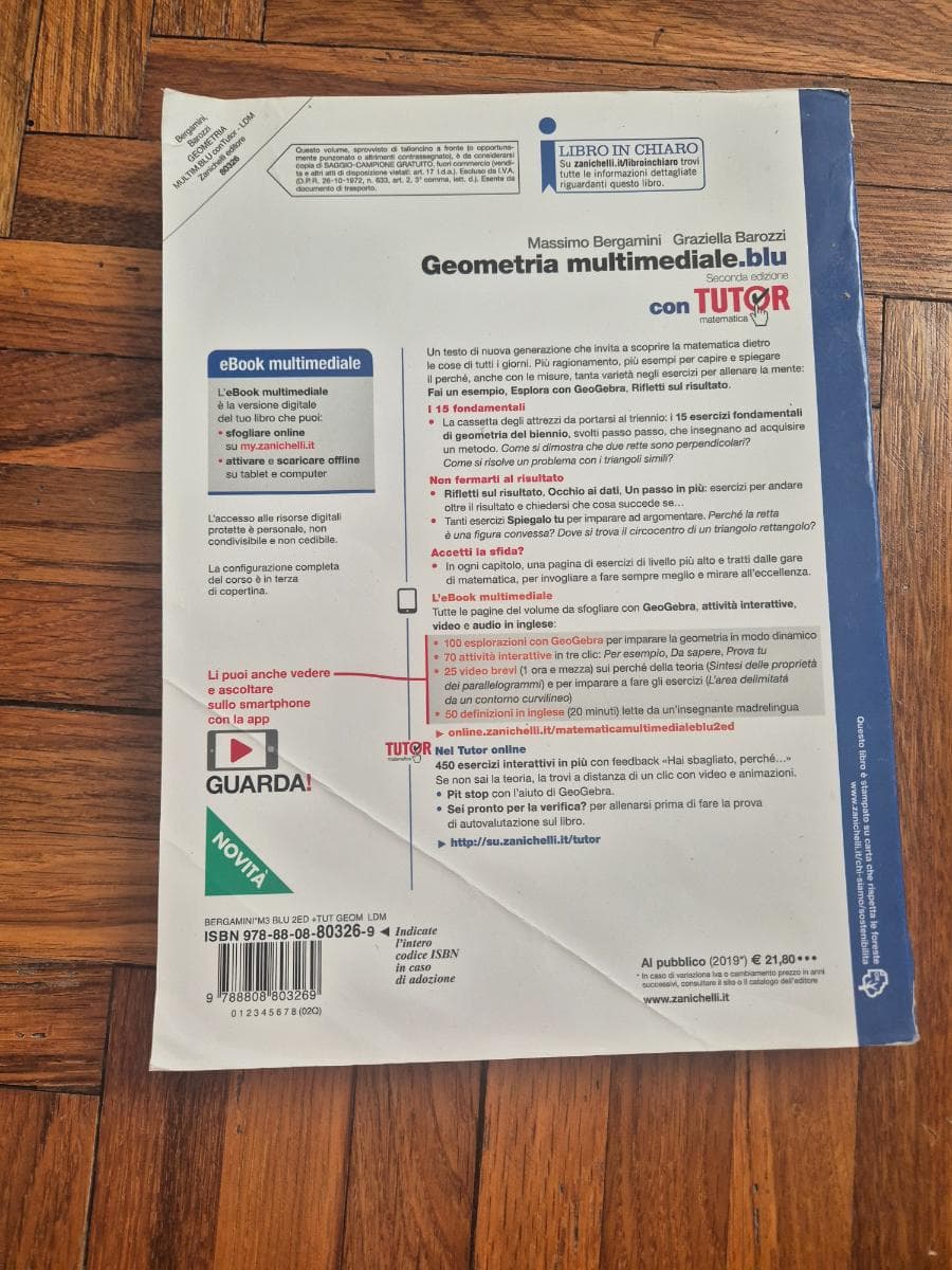 MATEMATICA MULTIMEDIALE.BLU - VOLUME GEOMETRIA CON TUTOR (LDM) - foto 2