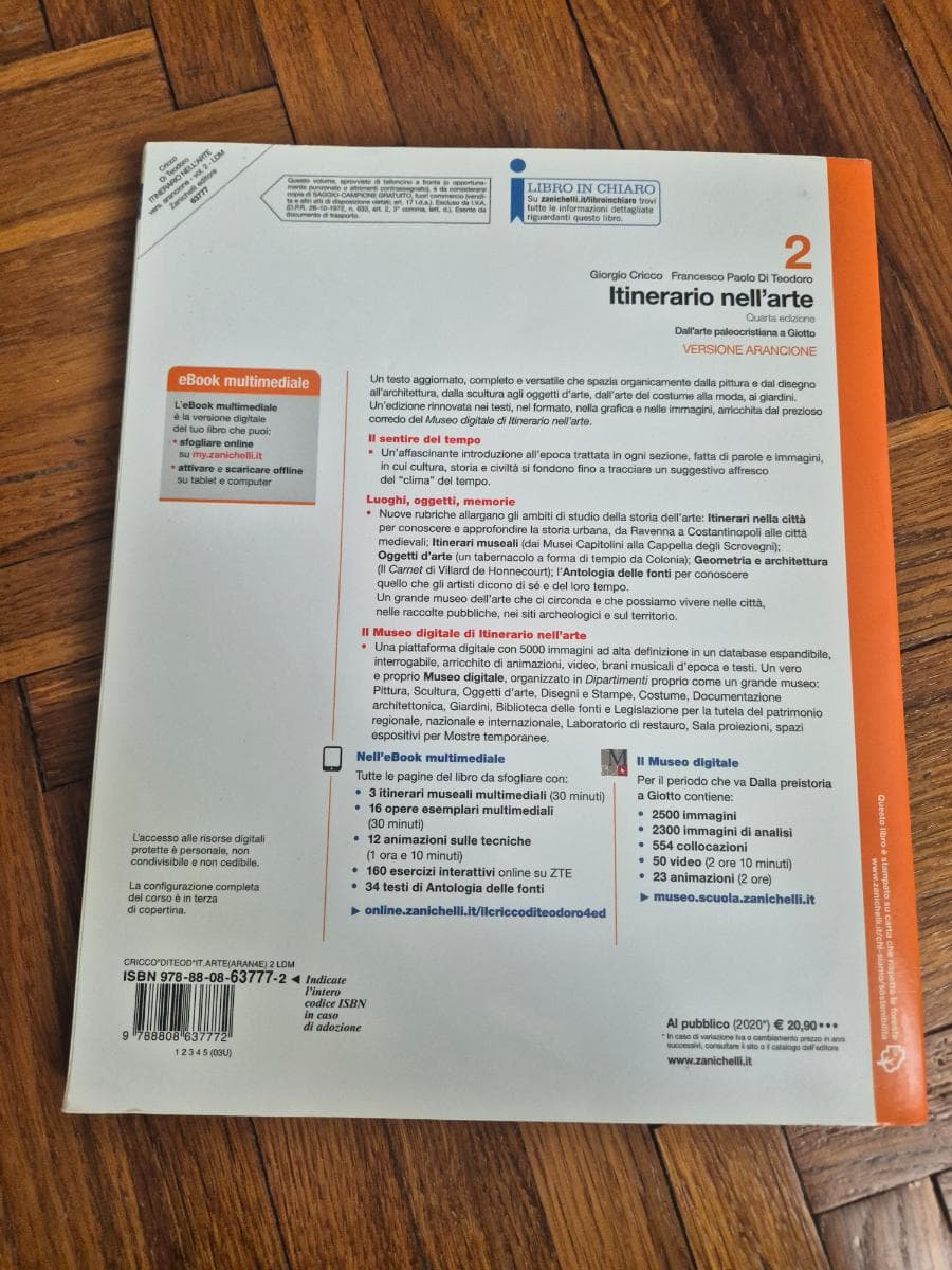 ITINERARIO NELL'ARTE 4A EDIZIONE VERSIONE ARANCIONE - VOL. 2 (LDM) - foto 2