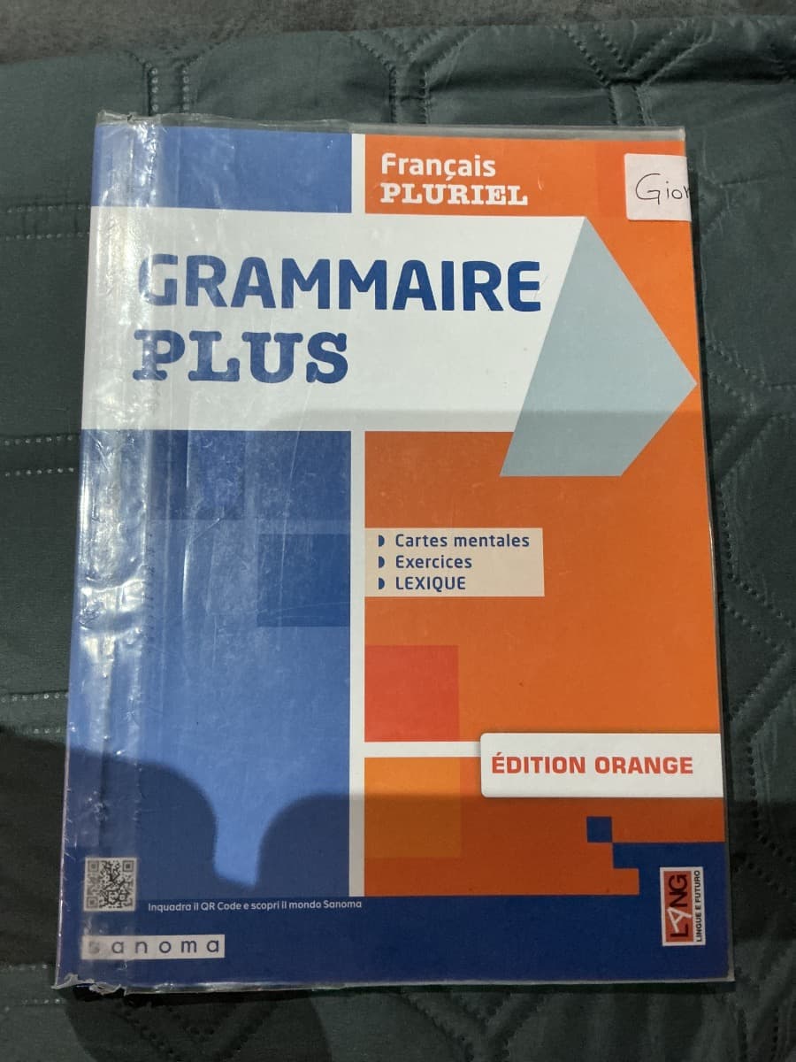 FRANçAIS PLURIEL 1 éDITION ORANGE AVEC GRAMMAIRE PLUS ET ESPACEF - foto 1