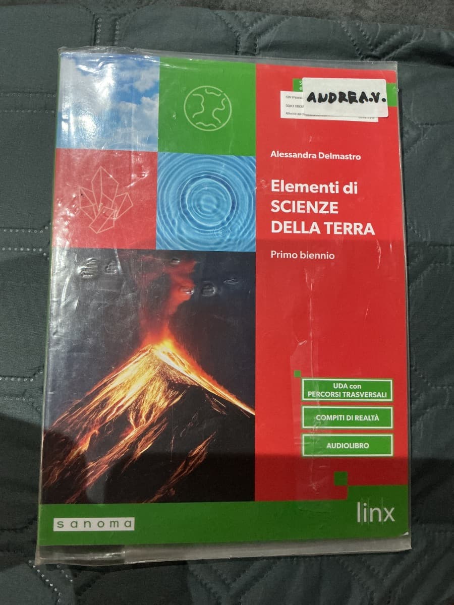 ELEMENTI DI SCIENZE DELLA TERRA - PRIMO BIENNIO - foto 1