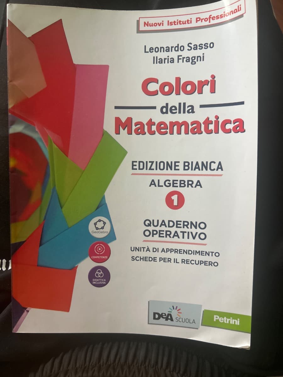 COLORI DELLA MATEMATICA-EDIZIONE BIANCA ALGEBRA 1+ALGEBRA 1 QUAD.+EBOOK - foto 1