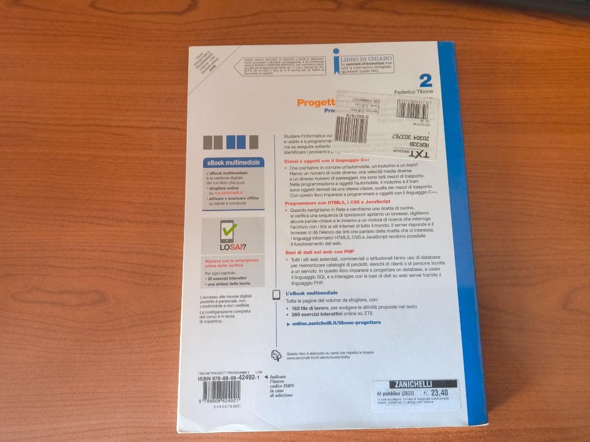 PROGETTARE E PROGRAMMARE - VOLUME 2 (LDM) - foto 2