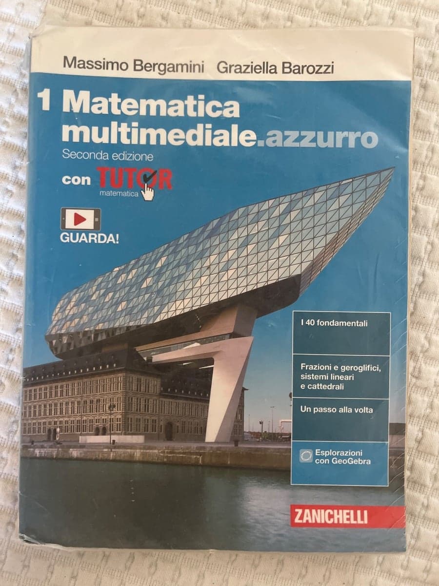 MATEMATICA MULTIMEDIALE.AZZURRO 2ED. - VOL. 1 CON TUTOR (LDM) - foto 1