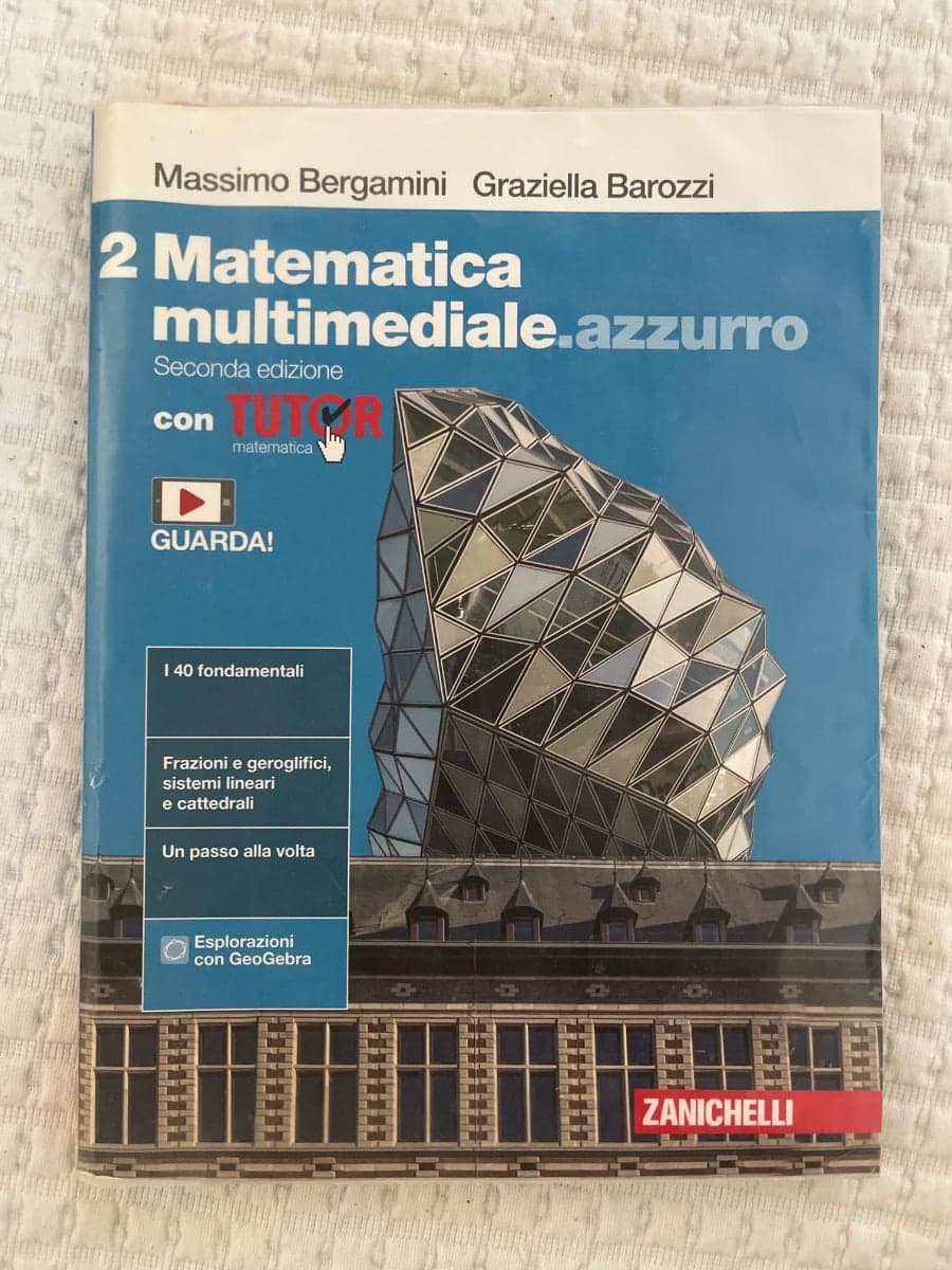 MATEMATICA MULTIMEDIALE.AZZURRO 2ED. - VOL. 2 CON TUTOR (LDM) - foto 1