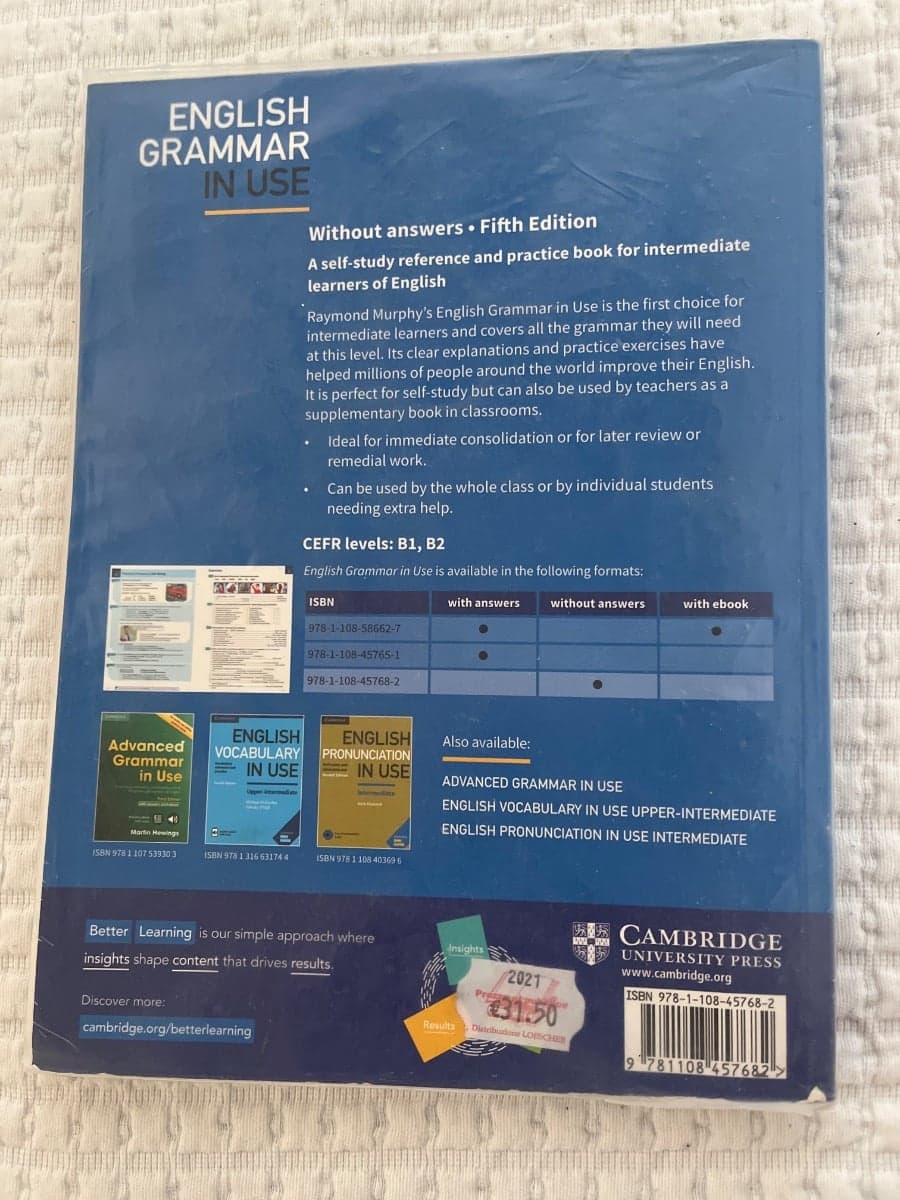 ENGLISH GRAMMAR IN USE 5ED WITHOUT ANSWERS - foto 2