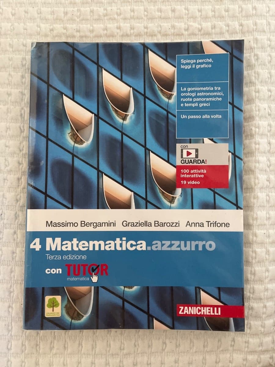 MATEMATICA.AZZURRO 3ED. - VOL. 4 CON TUTOR (LDM) - foto 1