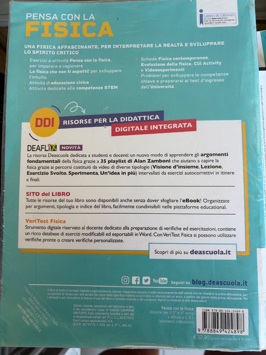 PENSA CON LA FISICA - II BIENNIO E V ANNO - foto 2