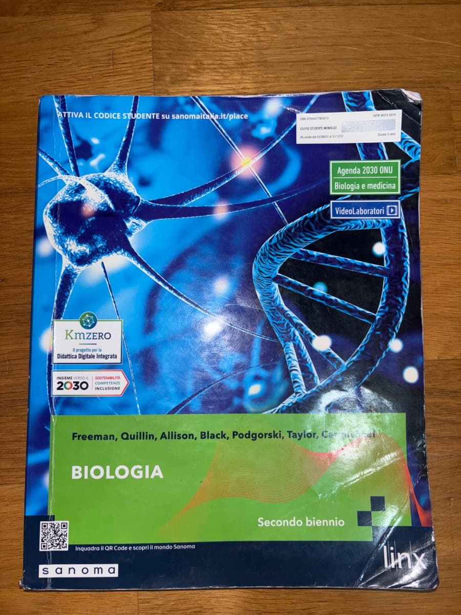 BIOLOGIA - SECONDO BIENNIO - VOLUME UNICO - foto 1