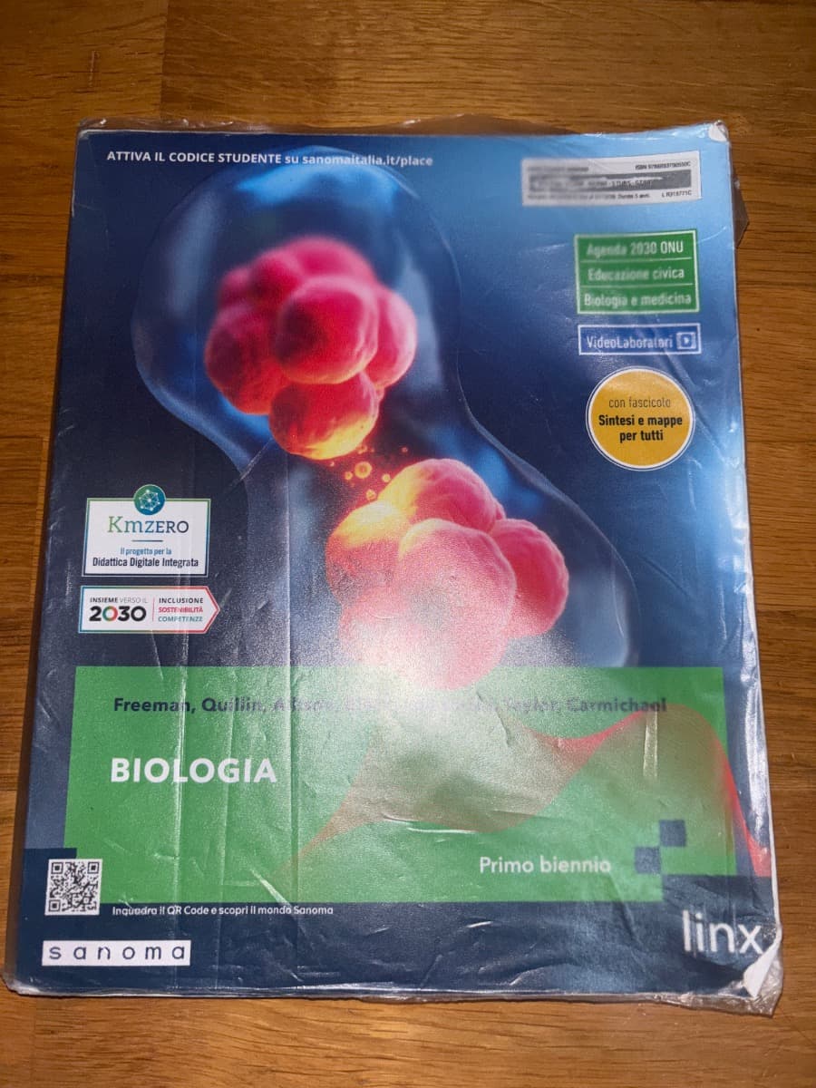 BIOLOGIA - PRIMO BIENNIO - CON SINTESI E MAPPE PER TUTTI - foto 1