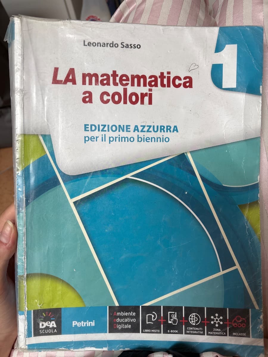 MATEMATICA A COLORI (LA) EDIZIONE AZZURRA VOLUME 1 + EBOOK - foto 1