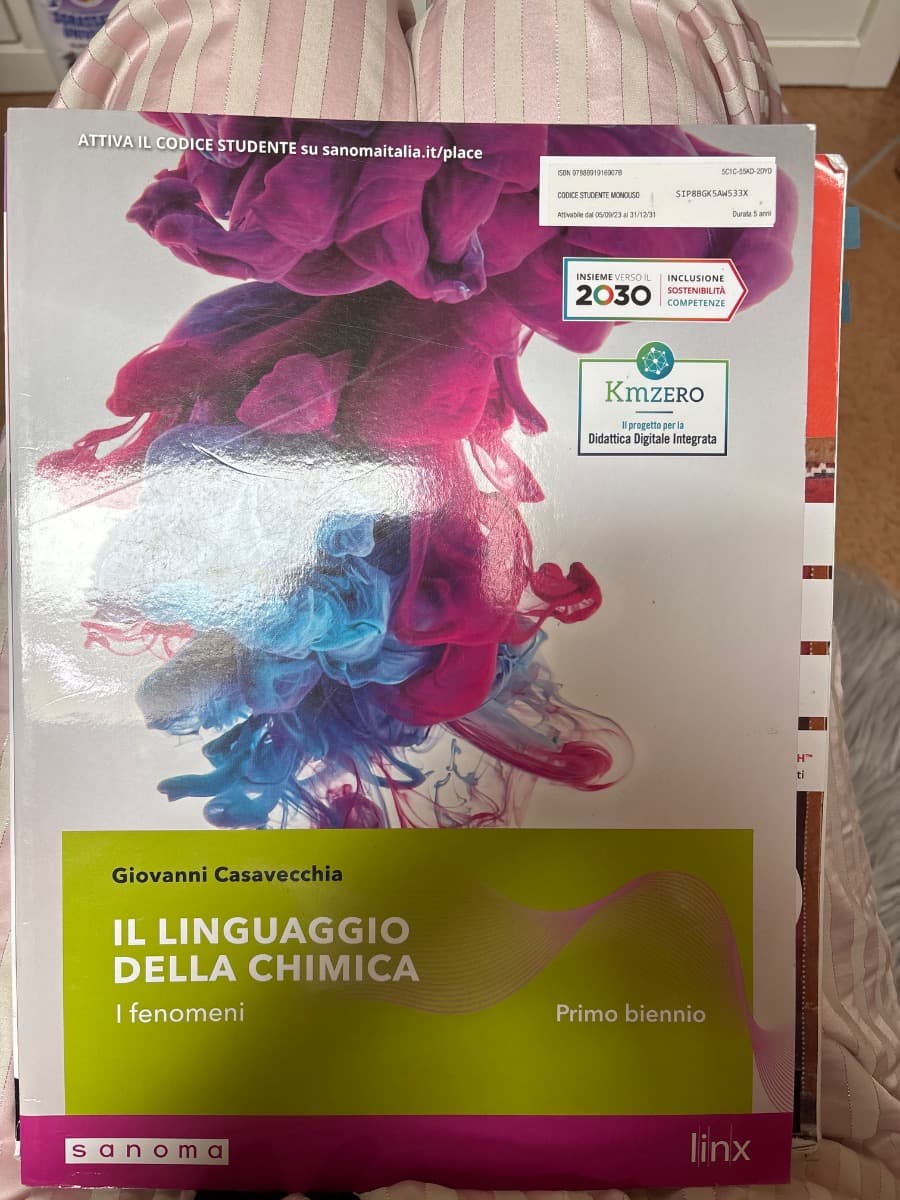 LINGUAGGIO DELLA CHIMICA - PRIMO BIENNIO (IL) - foto 1