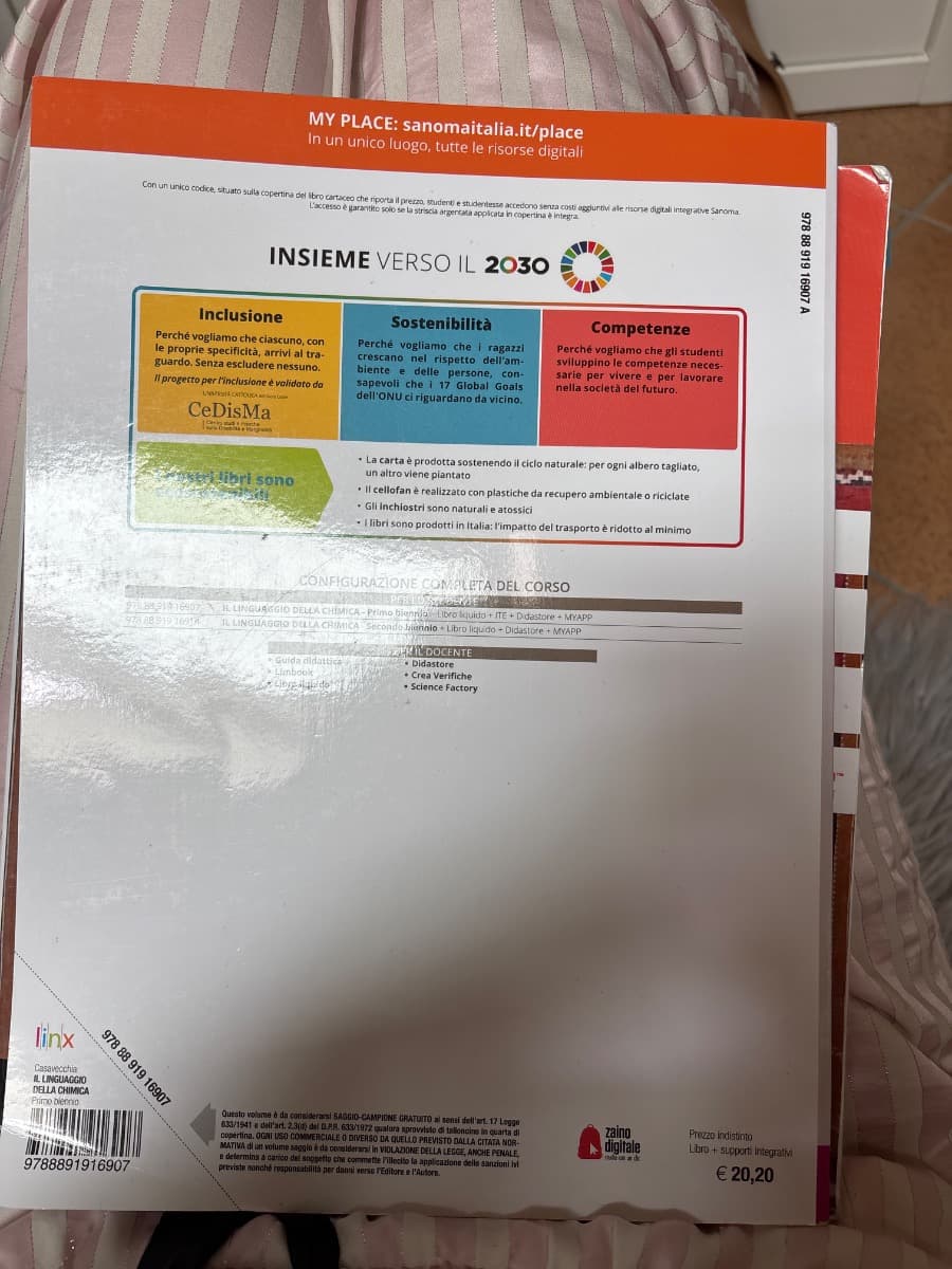 LINGUAGGIO DELLA CHIMICA - PRIMO BIENNIO (IL) - foto 2