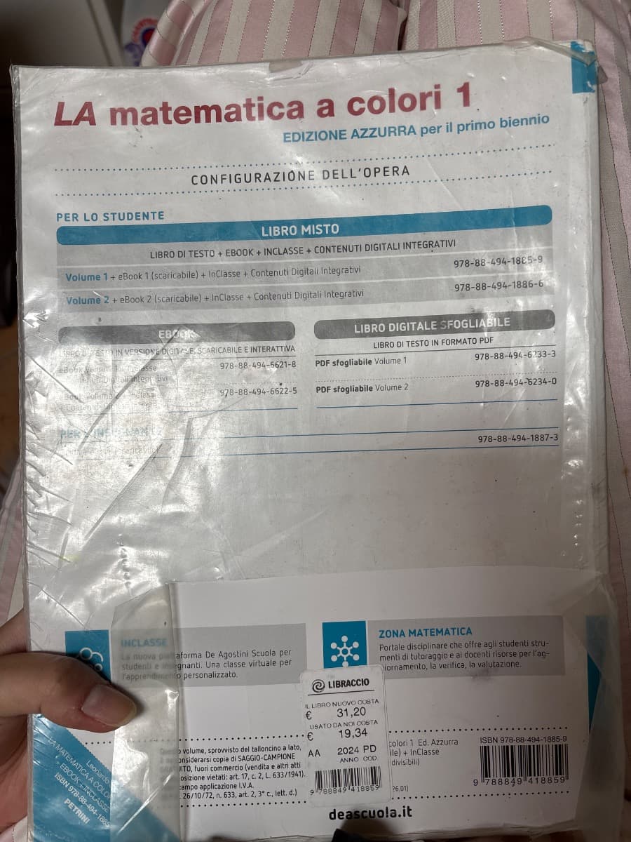 MATEMATICA A COLORI (LA) EDIZIONE AZZURRA VOLUME 1 + EBOOK - foto 2