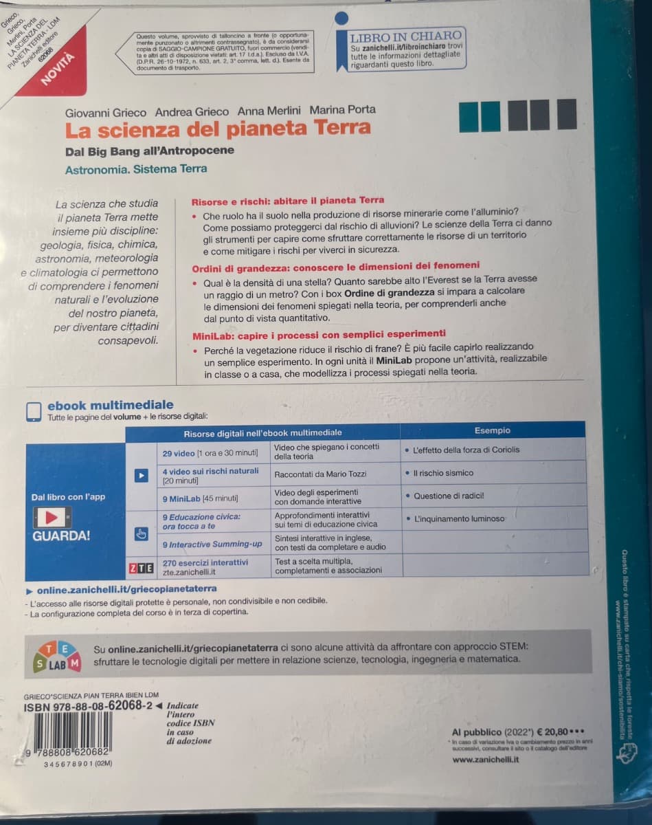 SCIENZA DEL PIANETA TERRA (LA) - ASTRONOMIA - SISTEMA TERRA (LDM) - foto 2