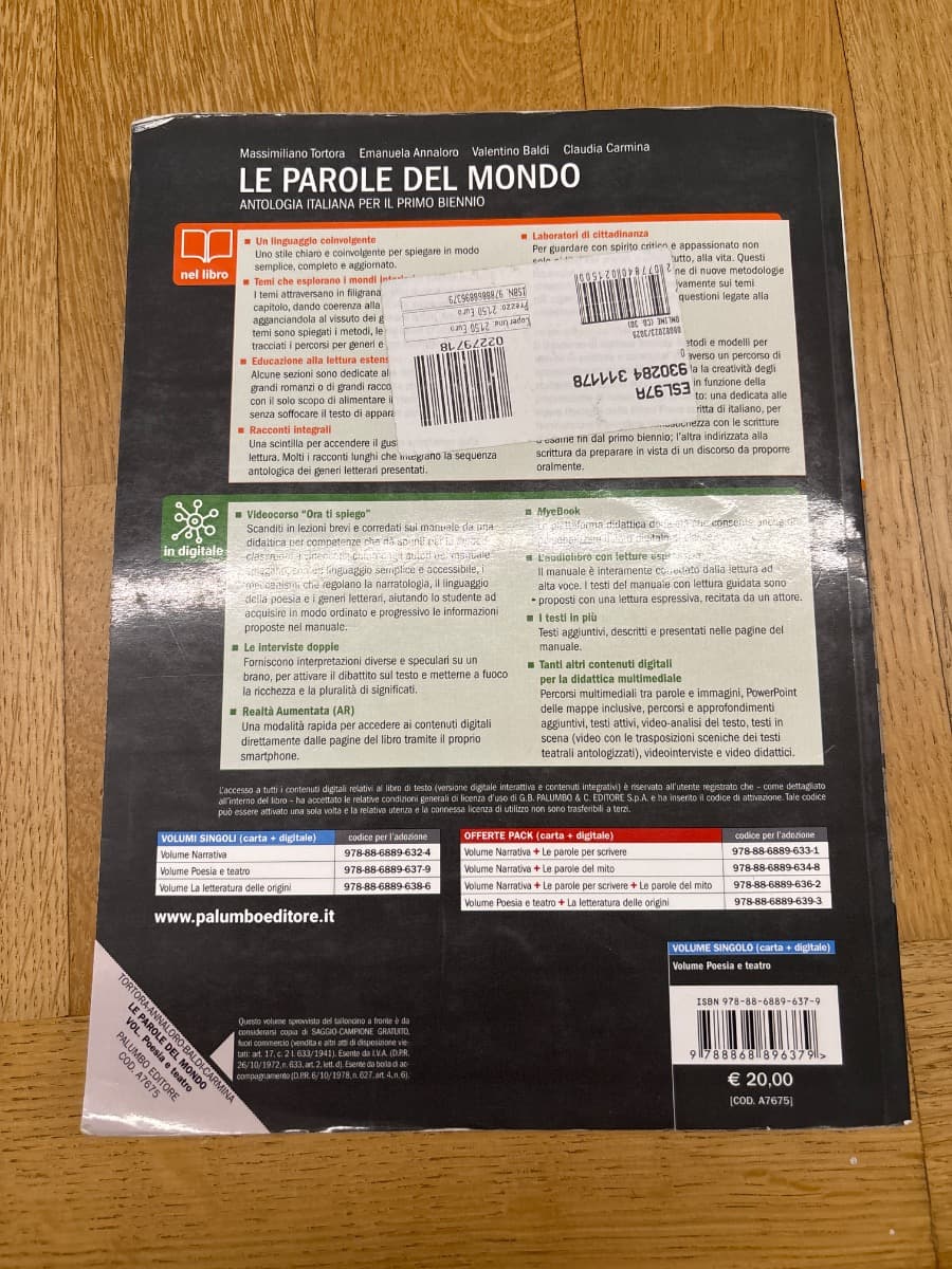 PAROLE DEL MONDO (LE) POESIA E TEATRO - foto 2